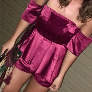 Satin Romper